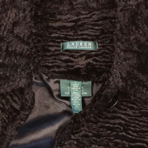 Preowned Faux lamb Ralph Lauren jacket - Large - Picture 5 of 9